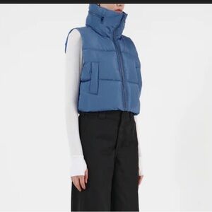 Apparis Blue Puffer Jacket Vest